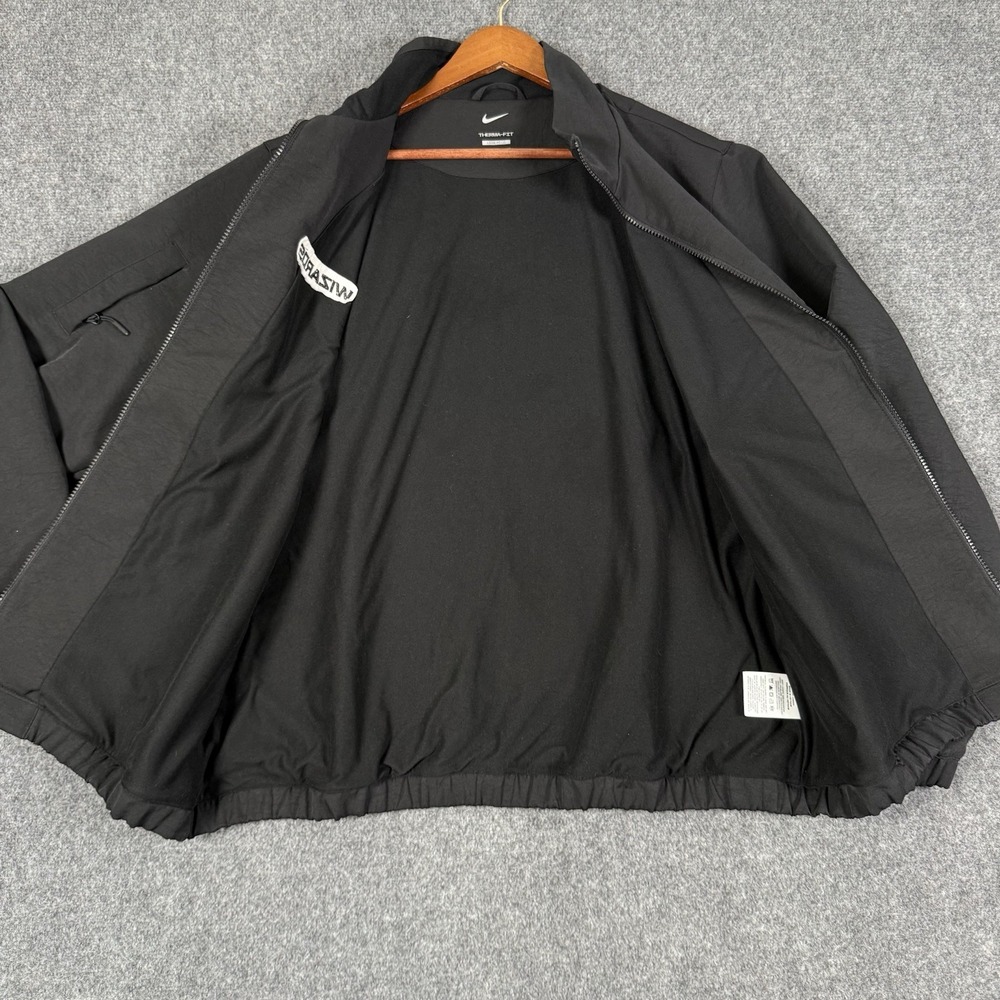 Nike Golf Washington Wizards Jacket Mens XL Therma Fit Black Full Zip NBA - Picture 5 of 8